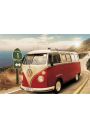 Californian Volkswagen Camper Route One - plakat