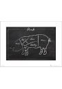 Pork Chalk - plakat premium 40x30 cm