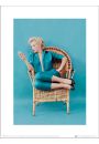 Marilyn Monroe Blue - plakat premium
