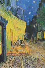 Vincent Van Gogh - Terrasse de Caf - plakat 40x60 cm