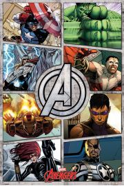 The Avengers Komiks - plakat