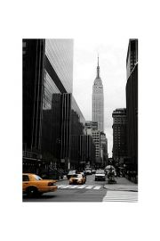 Emipre State Building, Manhattan, New York - plakat premium 60x80 cm