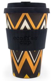 Ecoffee Cup Kubek z wkna bambusowego zignzag
