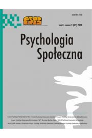 ePrasa Psychologia Spoeczna nr 2(25)/2013