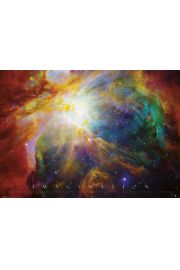 Imagination Kosmos Nebula - plakat motywacyjny 140x100 cm