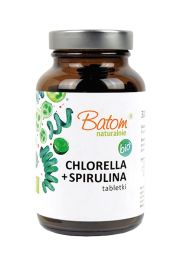 Batom Chlorella + spirulina 200 mg Suplement diety 240 tab. Bio