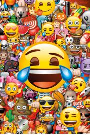 Smiley Emoji Kola Emocji - plakat 61x91,5 cm