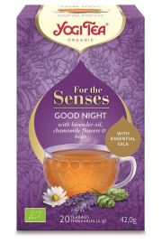 Yogi Tea Herbatka dla zmysw na dobranoc z olejkiem lawendowym (for the senses good night) 42 g Bio