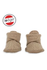 Buciki niechodki polarowe beowe Teddy Fleece Beige 3-6m