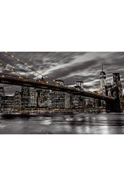 Nowy Jork Noc Frank Assaf - plakat 91,5x61 cm