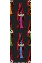 Coca-Cola - Kolorowe Butelki Pop Art - plakat 53x158 cm