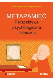 eBook Metapami. Perpektywa psychologiczna i kliniczna Ewa Magorzata Szepietowska mobi epub