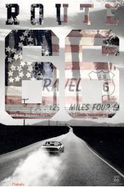 Route 66 - USA - plakat 61x91,5 cm