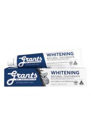 Grants of Australia _Whitening Natural Toothpaste With Baking Soda And Mint wybielajca naturalna pasta do zbw bez fluoru 110 g