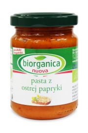 Biorganica Nuova Pasta z ostrej papryki 140 g bio