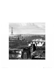Pary Panorama Miasta - plakat premium 40x40 cm