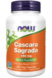 Now Foods Cascara sagrada 450 mg Suplement diety 250 kaps.