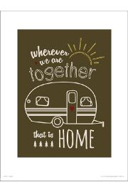 Home Together - plakat premium 30x40 cm