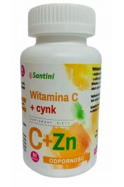 Santini Witamina C + cynk Suplement diety 60 kaps.