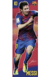 FC Barcelona Lionel Messi w Biegu - plakat 53x158 cm