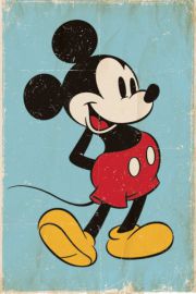 Myszka Miki Mickey Mouse Retro - plakat 61x91,5 cm