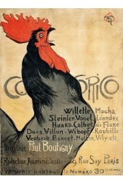 Cocorico - Thophile Alexandre Steinlen - plakat 59,4x84,1 cm