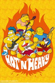 The Simpsons - hot and heavy - plakat