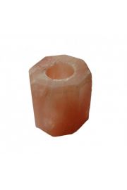 wiecznik z soli himalajskiej w ksztacie graniastosupa (rednica otworu na tea-light 4 cm)
