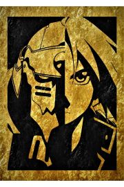 Golden LUX - Fullmetal Alchemist - plakat 40x50 cm