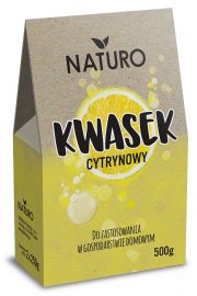 Naturo Kwasek cytrynowy do zastosowania w gospodarstwie domowym 500 g