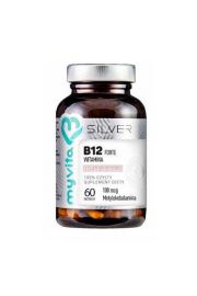 MyVita Silver Pure 100% Witamina B12 Metylokobalamina 100 mcg - suplement diety 60 kaps.