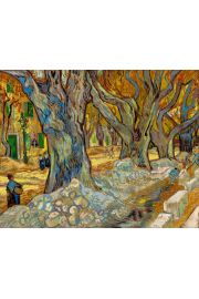 Vincent Van Gogh, The Large Plane Trees - plakat 40x30 cm