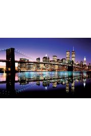 Nowy Jork Brooklyn Bridge Colour - plakat 91,5x61 cm