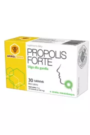 Apipolfarma Propolis Forte mentolowe tabletki na gardło Suplement diety 30 tab.