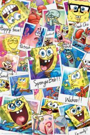SpongeBob Kanciastoporty - Pan Gbka na zdjciach - plakat