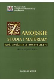 ePrasa Zamojskie Studia i Materiay. Seria Fizjoterapia. R. 10, 2(27)