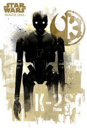 Star Wars Gwiezdne Wojny otr 1 (K-2S0 Grunge) - plakat 61x91,5 cm