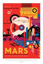 Mars - plakat 29,7x42 cm