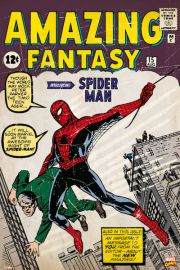 Spiderman Retro Marvel - plakat 61x91,5 cm