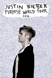 Justin Bieber Purpose World Tour - plakat