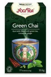Yogi Tea Herbata Zielony Czaj GREEN CHAI - ekspresowa 17 x 1.8 g Bio