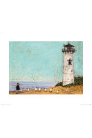 Sam Toft Seven Sisters And A Lighthouse - plakat premium 50x40 cm