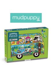 Mudpuppy Puzzle konturowe Van podrniczy 75 el.