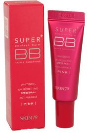Skin79 Super+ Beblesh Balm Pink SPF50+ mini krem BB wyrwnujcy koloryt skry