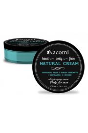 Nacomi Natural Cream naturalny krem z olejem konopnym i ekstraktem z chmielu dla mczyzn 100 ml