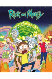 Rick and Morty Bohaterowie - plakat 40x50 cm