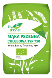 Bio Planet Mąka pszenna chlebowa typ 750 1 kg Bio