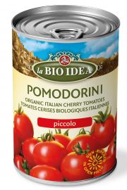 La Bio Idea Pomidory cherry w sosie pomidorowym (puszka) 400 g Bio