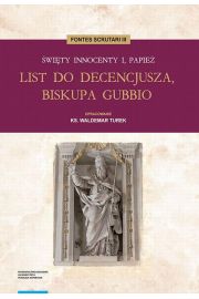 eBook wity Innocenty I, papie. List do Decencjusza, biskupa Gubbio pdf
