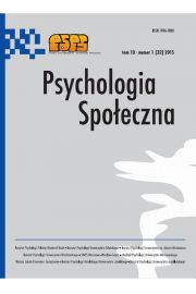 ePrasa Psychologia Spoeczna nr 1(32)/2015